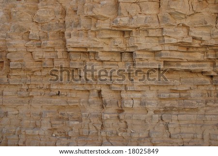 The sample of sandstone close up, it is possible to use as a background