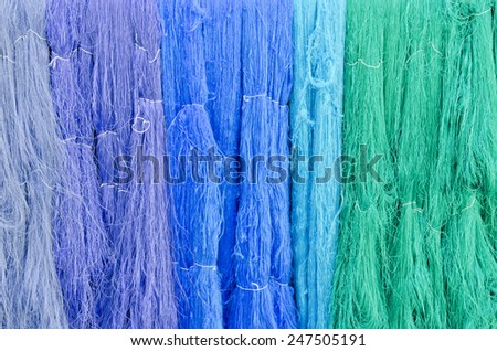 Silk yarn Color background