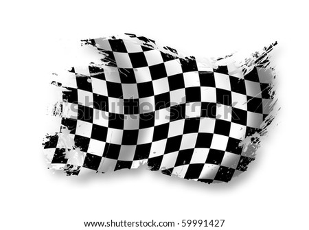 stock photo race flag