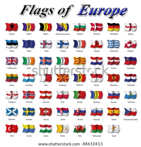 Flags Of Europe