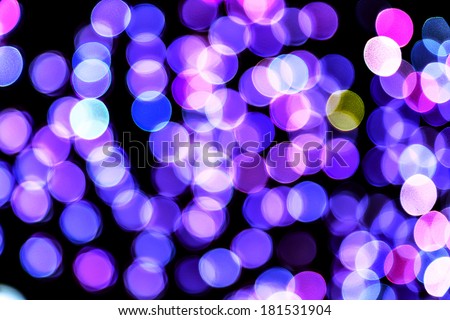 Abstract circular bokeh background of party light