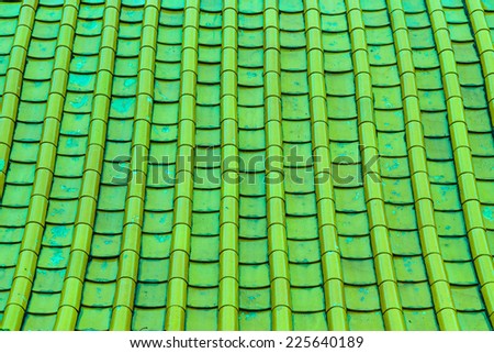 Roof Tiles Temple chinese pattern