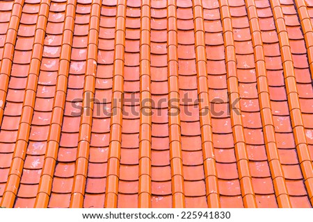 Roof Tiles Temple chinese pattern