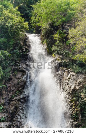 Khun Korn waterfall landscape, Chiang Rai