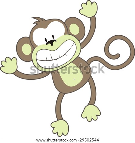 Asian Monkey Cartoon
