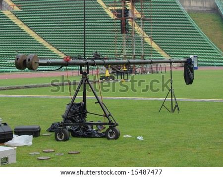 TV crew equipment.
