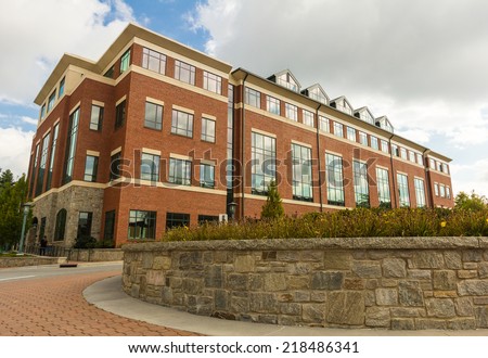 BOONE, NC, USA - SEPTEMBER 18: Reich College of Education Building, built in 2011, at Appalachian State University on September 18, 2014 in Boone, NC, USA
