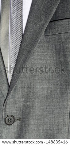 detail of a suit