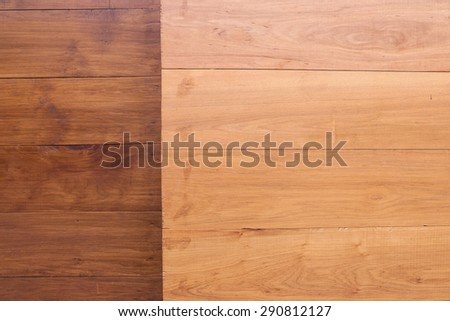 Two color of wood tile as background
