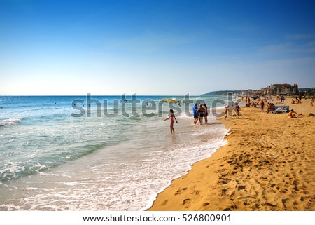 Beach on the Golden Sands, Bulgaria