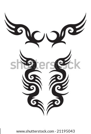 stock vector : Tribal Tattoo Designs (Vector)