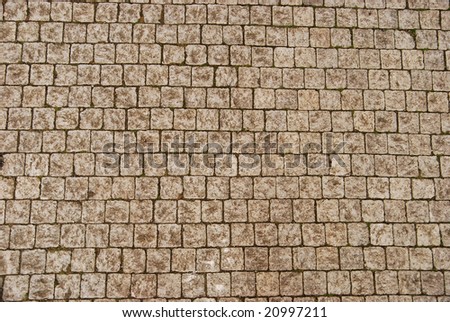 Stone tile texture for pavements and roads