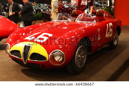 stock photo ESSEN NOV 26 Oldtimer Alfa Romeo 6C 3000 CM shown on