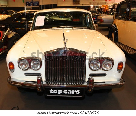 stock photo ESSEN NOV 26 Oldtimer Rolls Royce Silver Shadow shown on 