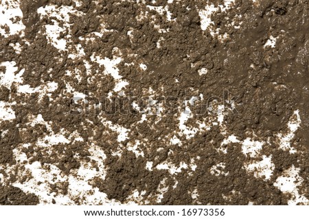 Splattered mud background