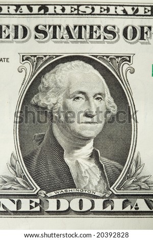 dollar bill artwork. george washington dollar bill