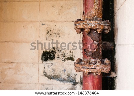 Fire steel pipe corrosion