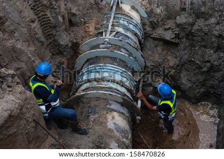 cast iron pipe fix 1,000 mm diameter