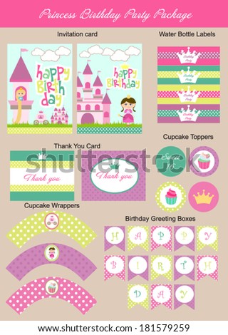 Princess Birthday party package Princess Birthday party package
