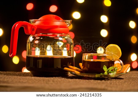 Indian Tea set festive season