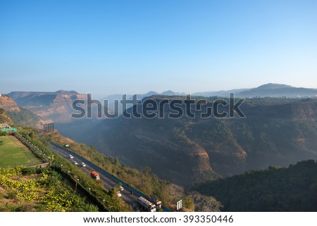 Khandala hills valley Maharashtra India Southeast Asia