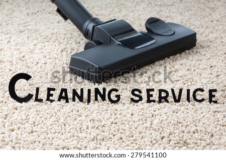 Image of carpet and brush with title