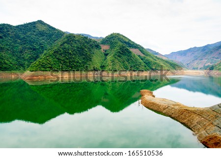 Hydroelectric power plant at the north Vietnam