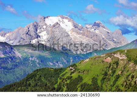 Mountains In Italy. Dolomiti Mountains - Italy