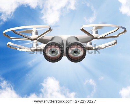 Eyes on the sky. Drone is new tool for aerial photo and video.