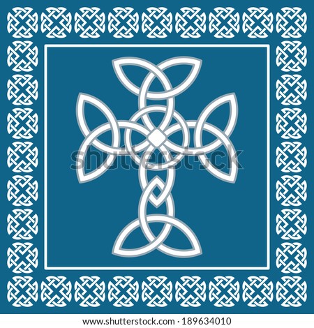 Celtic cross symbolizes eternity vector illustration Celtic cross symbolizes eternity vector illustration