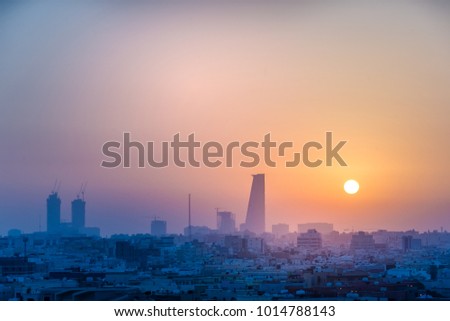 Morning city scape of  Jeddah city Saudi Arabia