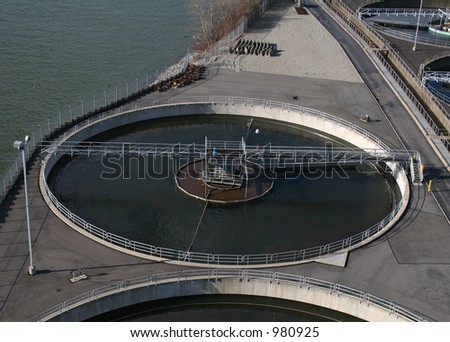 Waste water treatment facility.