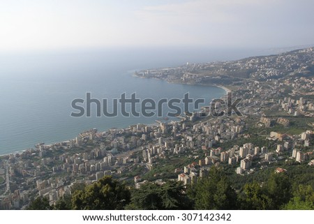 On June 3, 2006, a bird\'s eye view of Beirut, Lebanon\'s Mediterranean coast city amorous feelings.