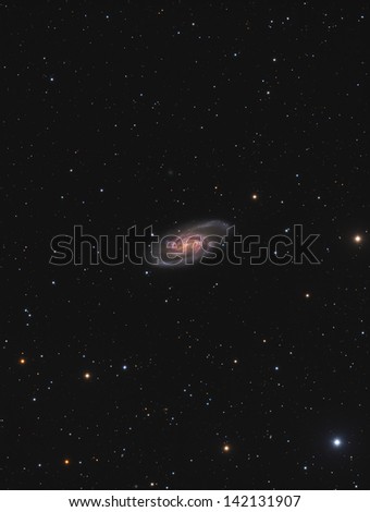 Spiral Galaxy NGC2903 - A spiral galaxy about 30 million light years away in the constellation Leo