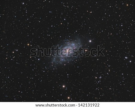 Spiral Galaxy NGC2403 - A spiral galaxy about 8 million light years away in the constellation  Camelopardalis