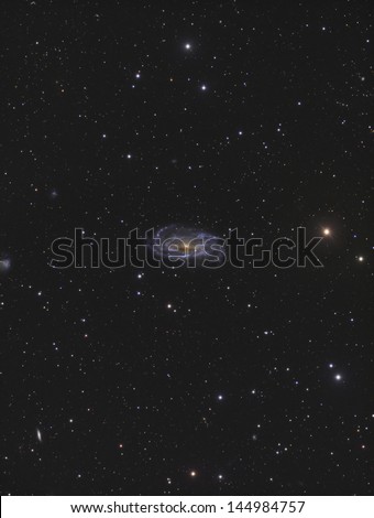 Spiral Galaxy NGC5033 - A spiral galaxy about 40 million light years away in the constellation Canes Venatici
