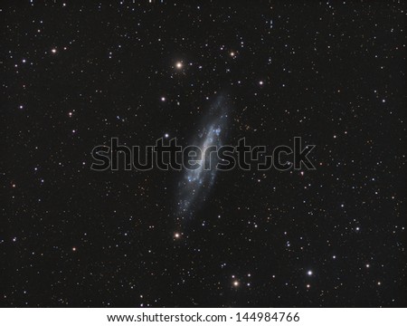 Spiral Galaxy NGC4559 - A spiral galaxy about 30 million light years away in the constellation Coma Berenices