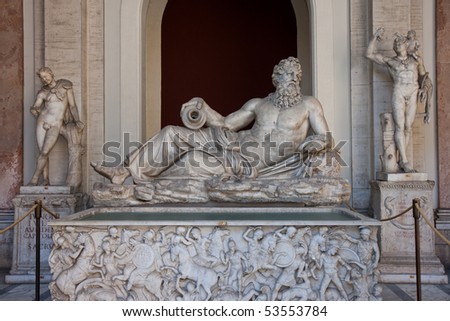 Greek marble sculpture in Vatican museum