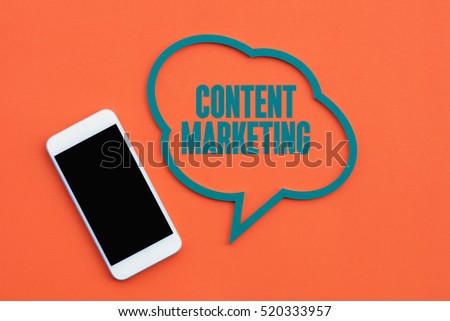 Content Marketing, Technology Concept