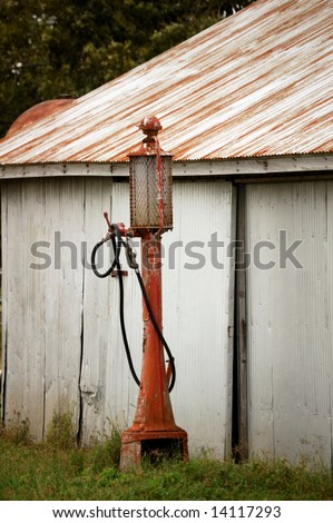 An old gas farm on a Texas ranch.