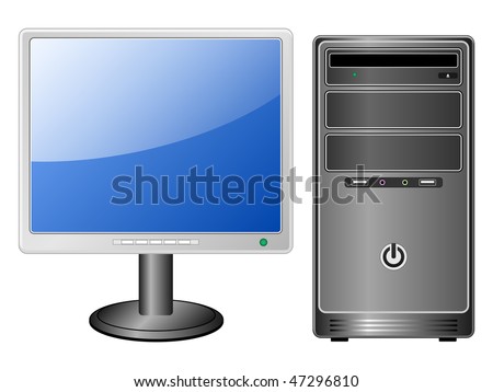 Computer And Monitor