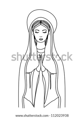 Mother Mary Vector