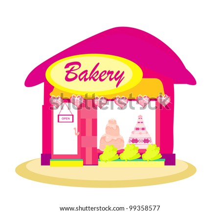 Coffee Shop Logo Ideas on Illustration Of Bakery Shop   99358577   Shutterstock