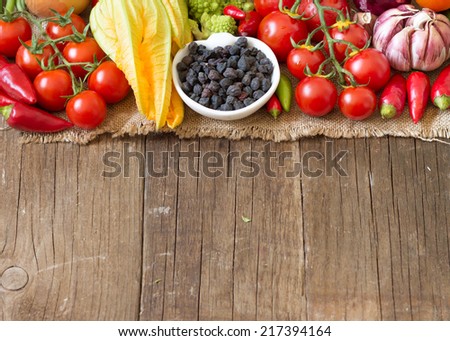 Black chickpea in a bowl with vegetables