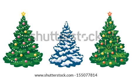 Christmas Tree clip art Free Vector / 4Vector
