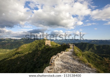 Golden Hill Estate Great Wall in Beijing, the capital of China