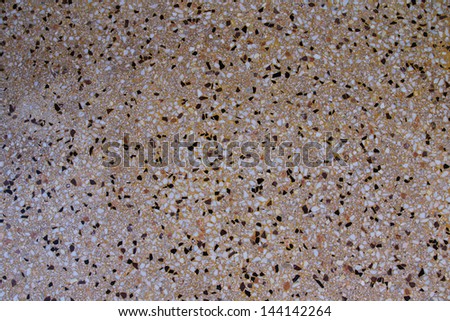 smooth concrete brown floor texture with small stones