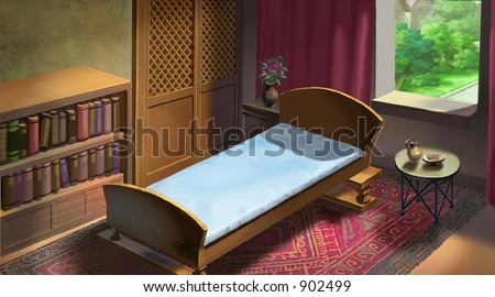 Bed Near Window Stock Photo 902499 : Shutterstock