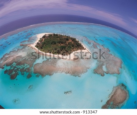 Island above Sea