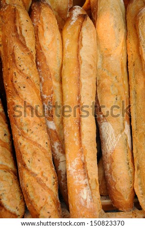 French Baguettes Fresh from the Oven